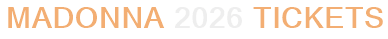Madonna 2026 Tickets